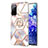 Funda Silicona Gel Goma Patron de Moda Carcasa con Anillo de dedo Soporte Y02B para Samsung Galaxy S20 FE (2022) 5G