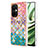 Funda Silicona Gel Goma Patron de Moda Carcasa con Anillo de dedo Soporte Y03B para OnePlus Nord CE 3 5G