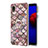 Funda Silicona Gel Goma Patron de Moda Carcasa con Anillo de dedo Soporte Y03B para Samsung Galaxy A01 Core