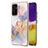 Funda Silicona Gel Goma Patron de Moda Carcasa con Anillo de dedo Soporte Y03B para Samsung Galaxy A05s