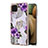 Funda Silicona Gel Goma Patron de Moda Carcasa con Anillo de dedo Soporte Y03B para Samsung Galaxy A12