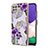 Funda Silicona Gel Goma Patron de Moda Carcasa con Anillo de dedo Soporte Y03B para Samsung Galaxy A22s 5G