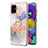 Funda Silicona Gel Goma Patron de Moda Carcasa con Anillo de dedo Soporte Y03B para Samsung Galaxy A51 4G