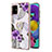 Funda Silicona Gel Goma Patron de Moda Carcasa con Anillo de dedo Soporte Y03B para Samsung Galaxy A51 4G