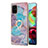 Funda Silicona Gel Goma Patron de Moda Carcasa con Anillo de dedo Soporte Y03B para Samsung Galaxy A71 4G A715