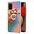 Funda Silicona Gel Goma Patron de Moda Carcasa con Anillo de dedo Soporte Y03B para Samsung Galaxy F02S SM-E025F