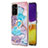 Funda Silicona Gel Goma Patron de Moda Carcasa con Anillo de dedo Soporte Y03B para Samsung Galaxy F34 5G