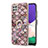 Funda Silicona Gel Goma Patron de Moda Carcasa con Anillo de dedo Soporte Y03B para Samsung Galaxy F42 5G