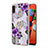 Funda Silicona Gel Goma Patron de Moda Carcasa con Anillo de dedo Soporte Y03B para Samsung Galaxy M11