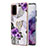 Funda Silicona Gel Goma Patron de Moda Carcasa con Anillo de dedo Soporte Y03B para Samsung Galaxy S20