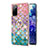 Funda Silicona Gel Goma Patron de Moda Carcasa con Anillo de dedo Soporte Y03B para Samsung Galaxy S20 FE 4G