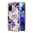 Funda Silicona Gel Goma Patron de Moda Carcasa con Anillo de dedo Soporte Y03B para Samsung Galaxy S20 FE 4G