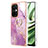 Funda Silicona Gel Goma Patron de Moda Carcasa con Anillo de dedo Soporte Y05B para OnePlus Nord CE 3 Lite 5G