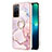 Funda Silicona Gel Goma Patron de Moda Carcasa con Anillo de dedo Soporte Y05B para Oppo A53s 5G