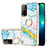 Funda Silicona Gel Goma Patron de Moda Carcasa con Anillo de dedo Soporte Y05B para Oppo F19 Pro+ Plus 5G