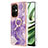 Funda Silicona Gel Goma Patron de Moda Carcasa con Anillo de dedo Soporte Y05B para Oppo K11x 5G