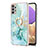 Funda Silicona Gel Goma Patron de Moda Carcasa con Anillo de dedo Soporte Y05B para Samsung Galaxy A13 4G