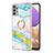 Funda Silicona Gel Goma Patron de Moda Carcasa con Anillo de dedo Soporte Y05B para Samsung Galaxy A13 4G