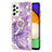 Funda Silicona Gel Goma Patron de Moda Carcasa con Anillo de dedo Soporte Y05B para Samsung Galaxy A52s 5G