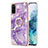 Funda Silicona Gel Goma Patron de Moda Carcasa con Anillo de dedo Soporte Y05B para Samsung Galaxy S20 5G