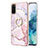 Funda Silicona Gel Goma Patron de Moda Carcasa con Anillo de dedo Soporte Y05B para Samsung Galaxy S20 5G