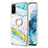 Funda Silicona Gel Goma Patron de Moda Carcasa con Anillo de dedo Soporte Y05B para Samsung Galaxy S20 5G