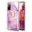 Funda Silicona Gel Goma Patron de Moda Carcasa con Anillo de dedo Soporte Y05B para Samsung Galaxy S20 FE 4G