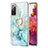 Funda Silicona Gel Goma Patron de Moda Carcasa con Anillo de dedo Soporte Y05B para Samsung Galaxy S20 FE 4G