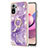 Funda Silicona Gel Goma Patron de Moda Carcasa con Anillo de dedo Soporte Y05B para Xiaomi Poco M5S