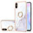 Funda Silicona Gel Goma Patron de Moda Carcasa con Anillo de dedo Soporte Y05B para Xiaomi Redmi 9A