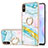 Funda Silicona Gel Goma Patron de Moda Carcasa con Anillo de dedo Soporte Y05B para Xiaomi Redmi 9AT