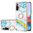 Funda Silicona Gel Goma Patron de Moda Carcasa con Anillo de dedo Soporte Y05B para Xiaomi Redmi Note 10 Pro 4G