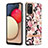 Funda Silicona Gel Goma Patron de Moda Carcasa con Anillo de dedo Soporte Y06B para Samsung Galaxy A02s