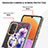 Funda Silicona Gel Goma Patron de Moda Carcasa con Anillo de dedo Soporte Y06B para Samsung Galaxy A32 4G