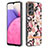 Funda Silicona Gel Goma Patron de Moda Carcasa con Anillo de dedo Soporte Y06B para Samsung Galaxy A33 5G