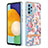 Funda Silicona Gel Goma Patron de Moda Carcasa con Anillo de dedo Soporte Y06B para Samsung Galaxy A52 4G