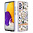 Funda Silicona Gel Goma Patron de Moda Carcasa con Anillo de dedo Soporte Y06B para Samsung Galaxy A72 5G