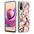 Funda Silicona Gel Goma Patron de Moda Carcasa con Anillo de dedo Soporte Y06B para Xiaomi Poco M5S