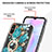 Funda Silicona Gel Goma Patron de Moda Carcasa con Anillo de dedo Soporte Y06B para Xiaomi Redmi 9A