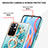 Funda Silicona Gel Goma Patron de Moda Carcasa con Anillo de dedo Soporte Y06B para Xiaomi Redmi Note 11 5G