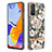 Funda Silicona Gel Goma Patron de Moda Carcasa con Anillo de dedo Soporte Y06B para Xiaomi Redmi Note 11 Pro 4G