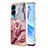 Funda Silicona Gel Goma Patron de Moda Carcasa con Anillo de dedo Soporte YB1 para Huawei Honor 90 Lite 5G