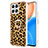 Funda Silicona Gel Goma Patron de Moda Carcasa con Anillo de dedo Soporte YB2 para Huawei Honor X8 4G