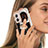 Funda Silicona Gel Goma Patron de Moda Carcasa con Anillo de dedo Soporte YB2 para Motorola Moto G53j 5G