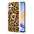 Funda Silicona Gel Goma Patron de Moda Carcasa con Anillo de dedo Soporte YB2 para Samsung Galaxy A24 4G