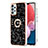 Funda Silicona Gel Goma Patron de Moda Carcasa con Anillo de dedo Soporte YB2 para Samsung Galaxy A52 5G