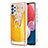 Funda Silicona Gel Goma Patron de Moda Carcasa con Anillo de dedo Soporte YB2 para Samsung Galaxy A53 5G