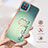 Funda Silicona Gel Goma Patron de Moda Carcasa con Anillo de dedo Soporte YB2 para Samsung Galaxy F12