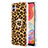 Funda Silicona Gel Goma Patron de Moda Carcasa con Anillo de dedo Soporte YB2 para Samsung Galaxy M04