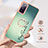 Funda Silicona Gel Goma Patron de Moda Carcasa con Anillo de dedo Soporte YB2 para Samsung Galaxy S20 FE 4G